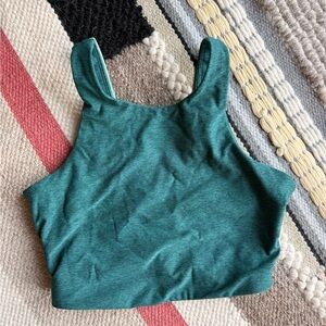 Outdoor Voices Teal Crop Top